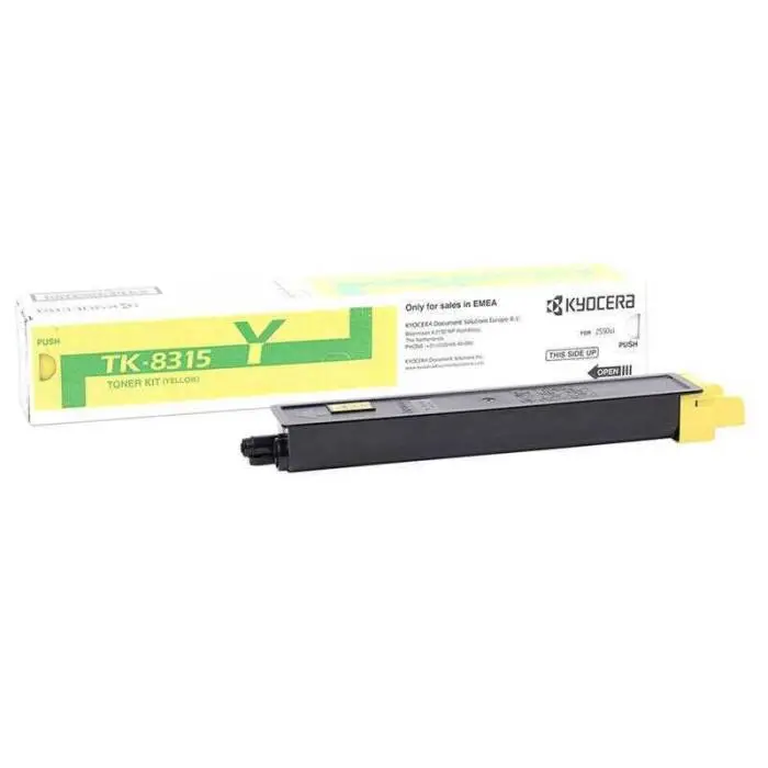 Kyocera TK-8315/1T02MVANL0 Sarı Orijinal Fotokopi Toneri - 1