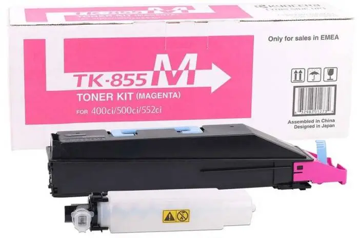 Kyocera TK-855 Kırmızı Orijinal Fotokopi Toneri - 1