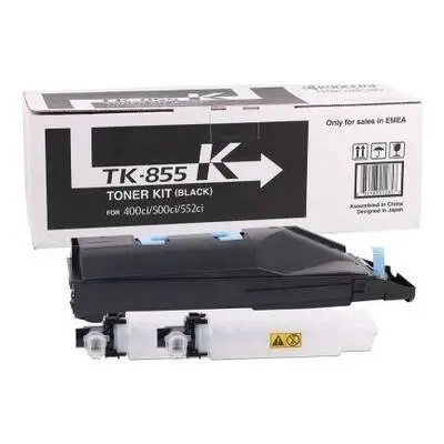 Kyocera TK-855 Siyah Orijinal Fotokopi Toneri - 1