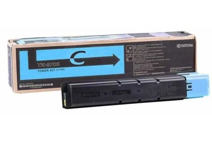 Kyocera TK-8705 Mavi Orijinal Fotokopi Toneri - 1