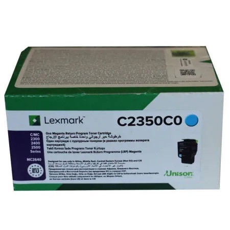 Lexmark C2425-C2350C0 Mavi Orijinal Toner - Lexmark