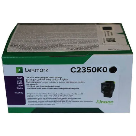 Lexmark C2425-C2350K0 Siyah Orijinal Toner - Lexmark