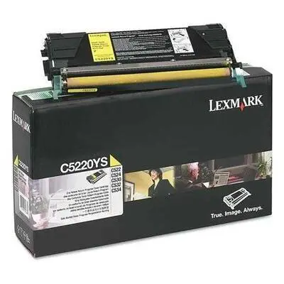 Lexmark C522-C5220YS Sarı Orijinal Toner - 1