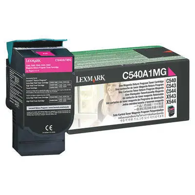 Lexmark C540 C540A1MG Magenta Original Toner - 1
