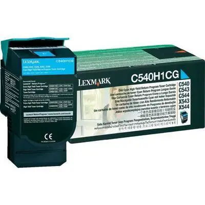 Lexmark C540 C540H1CG Cyan Original Toner - 1