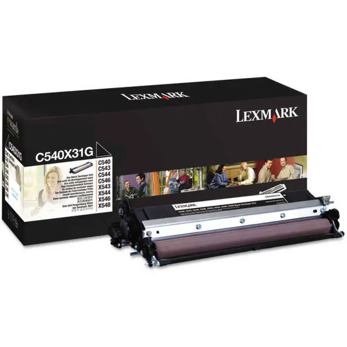 Lexmark C540-C540X31G Siyah Orijinal Developer Ünitesi - 1