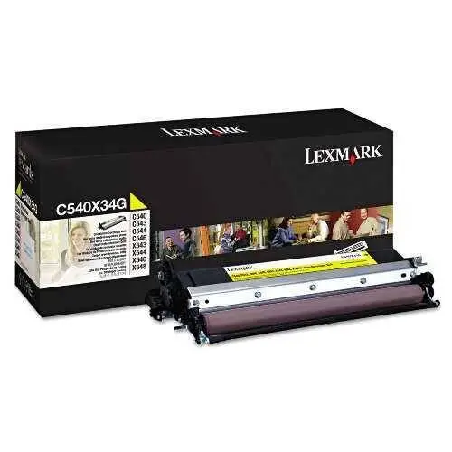 Lexmark C540-C540X34G Sarı Orijinal Developer Ünitesi - 1