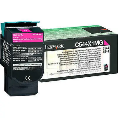 Lexmark C544 C544X1MG Magenta Original Toner - 1