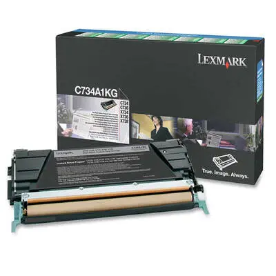 Lexmark C734-C734A1KG Siyah Orijinal Toner - 1