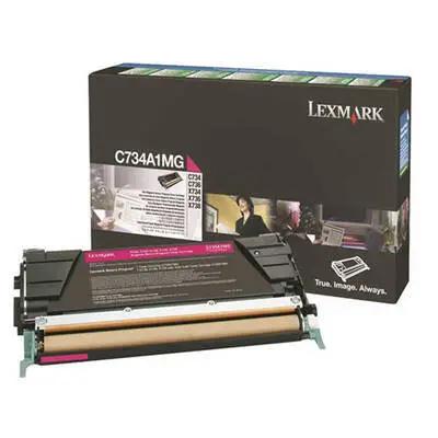 Lexmark C734-C734A1MG Kırmızı Orijinal Toner - 1