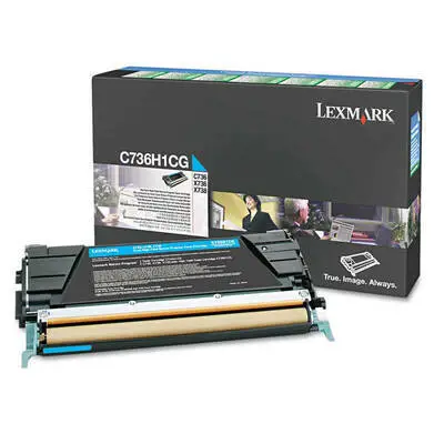 Lexmark C736-C736H1CG Mavi Orijinal Toner Yüksek Kapasiteli - 1