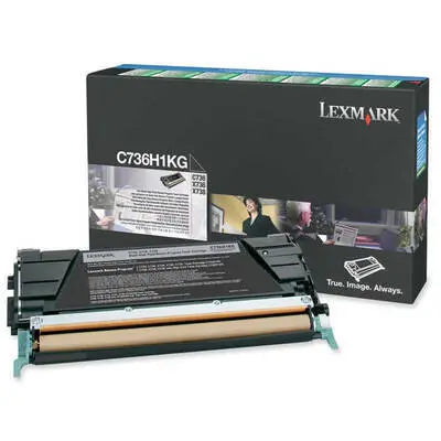 Lexmark C736-C736H1KG Siyah Orijinal Toner Yüksek Kapasiteli - 1