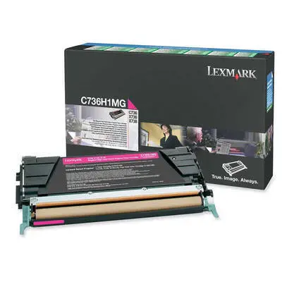 Lexmark C736-C736H1MG Kırmızı Orijinal Toner - 1
