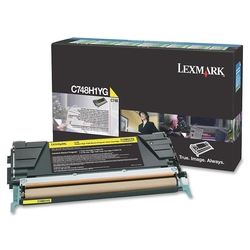 Lexmark - Lexmark C748-C748H1YG Sarı Orjinal Toner 