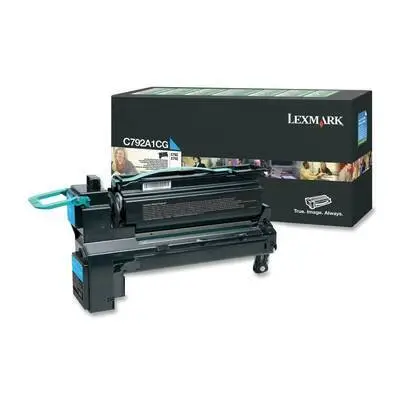 Lexmark C792-C792A1CG Mavi Orijinal Toner - 1
