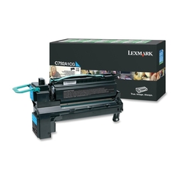 Lexmark - Lexmark C792-C792A1CG Mavi Orjinal Toner