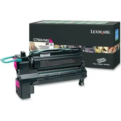 Lexmark C792-C792A1MG Kırmızı Orijinal Toner - 1