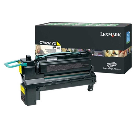 Lexmark - Lexmark C792-C792A1YG Sarı Orjinal Toner