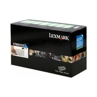 Lexmark C792 C792X1CG Cyan Original Toner - 1