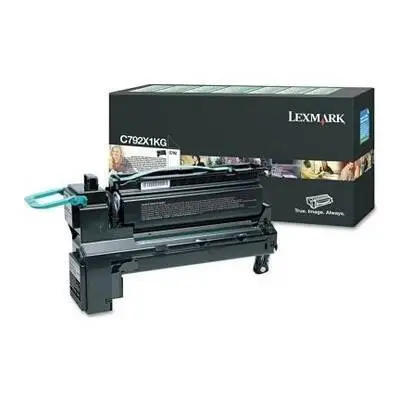 Lexmark C792-C792X1KG Siyah Orijinal Toner Yüksek Kapasiteli - 1