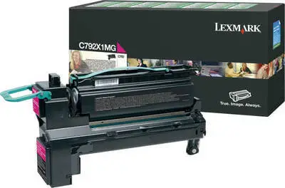 Lexmark C792 C792X1MG Magenta Original Toner - 1
