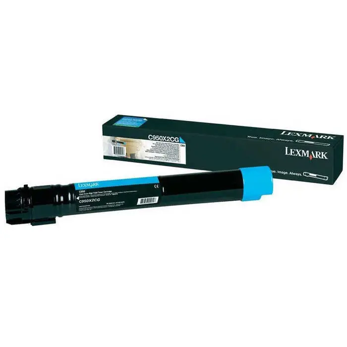 Lexmark C950-C950X2CG Mavi Orijinal Toner - 1