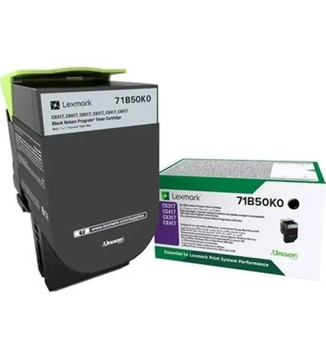 Lexmark CS317/CX317-71B50K0 Siyah Orijinal Toner - 1