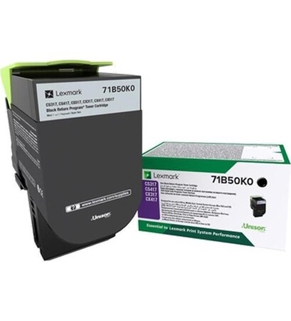 Lexmark - Lexmark CS317/CX317-71B50K0 Siyah Orjinal Toner