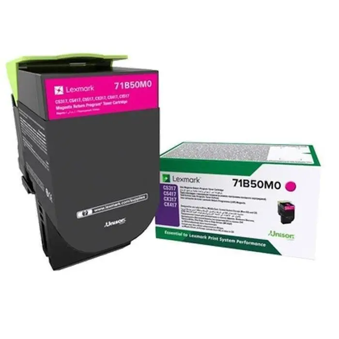 Lexmark CS317/CX317-71B50M0 Kırmızı Orijinal Toner - 1