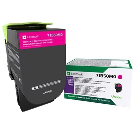 Lexmark - Lexmark CS317/CX317-71B50M0 Kırmızı Orjinal Toner