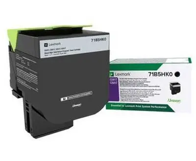Lexmark CS417-71B5HK0 Siyah Orijinal Toner Yüksek Kapasiteli - 1