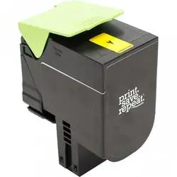 Lexmark CS510‑70C8XY0 Yellow Compatible Toner - 2