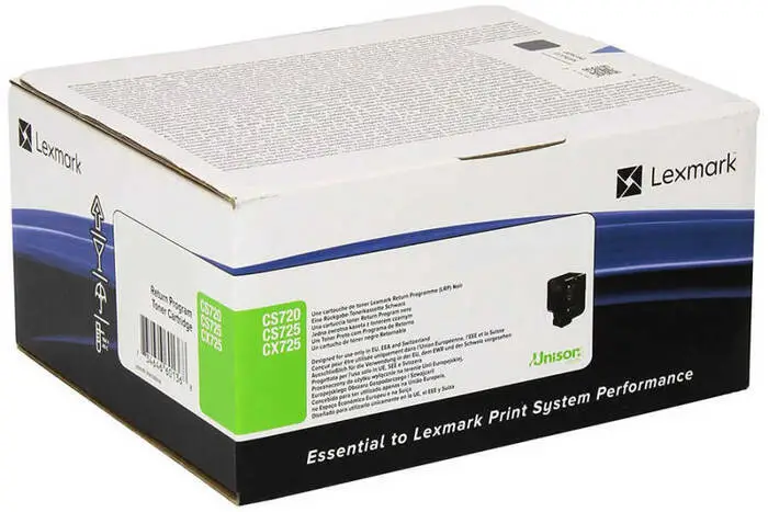 Lexmark CS720-74C50K0 Siyah Orijinal Toner - 1