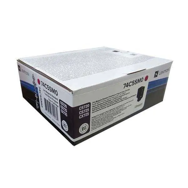 Lexmark CS720-74C5SM0 Kırmızı Orijinal Toner - 1