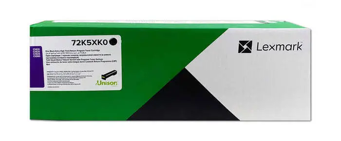 Lexmark CS820-72K5XK0 Siyah Orijinal Toner - 1