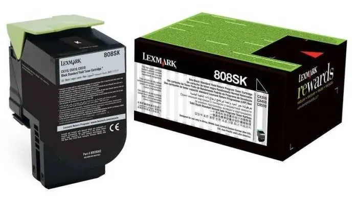 Lexmark CX410-80C8SK0 Siyah Orijinal Toner Yüksek Kapasiteli - 1