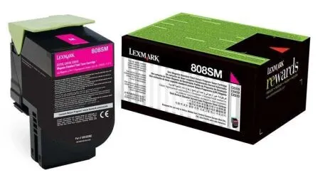 Lexmark CX410-80C8SM0 Kırmızı Orijinal Toner - Lexmark