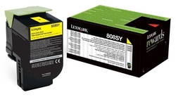 Lexmark - Lexmark CX410-80C8SY0 Sarı Orjinal Toner Yüksek Kapasiteli