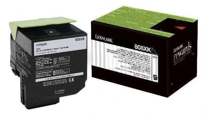 Lexmark CX510-80C8XK0 Siyah Orijinal Toner - 1