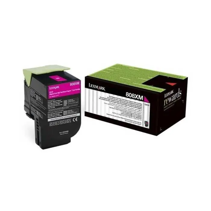 Lexmark CX510-80C8XM0 Kırmızı Orijinal Toner - 1