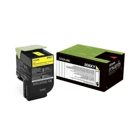 Lexmark CX510-80C8XY0 Yellow Original Toner - Lexmark