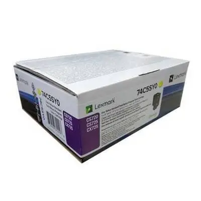 Lexmark CX725-84C5HY0 Sarı Orijinal Toner - 1