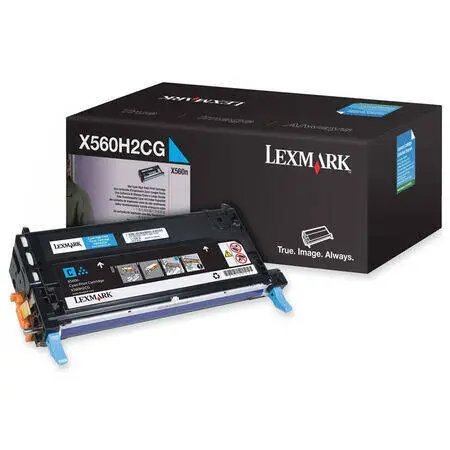 Lexmark X560-X560H2CG Mavi Orijinal Toner Yüksek Kapasiteli - 1