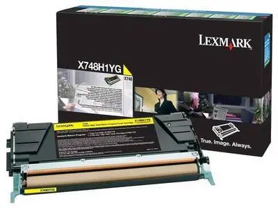 Lexmark X748H1YG Yellow Original Toner High Capacity - 1