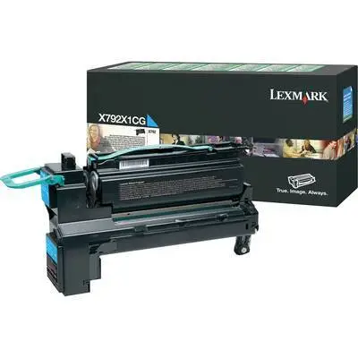 Lexmark X792-X792X1CG Mavi Orijinal Toner Yüksek Kapasiteli - 1