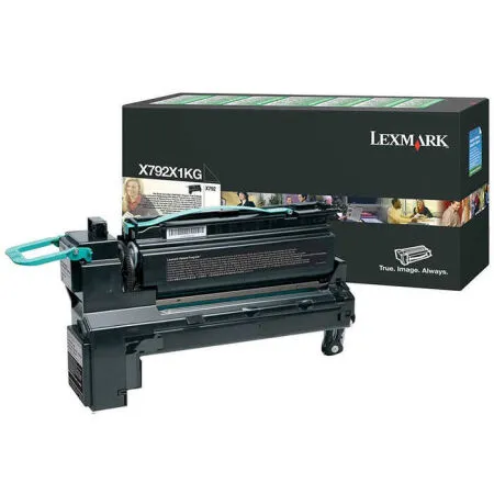 Lexmark X792-X792X1KG Siyah Orijinal Toner Yüksek Kapasiteli - Lexmark