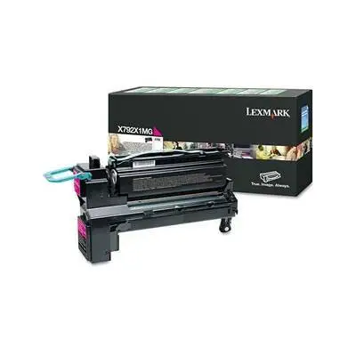 Lexmark X792-X792X1MG Kırmızı Orijinal Toner - 1