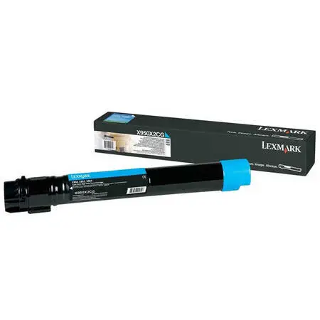 Lexmark X950-X950X2CG Mavi Orijinal Toner - 1
