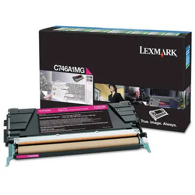 Lexmark C746-C746A1MG Kırmızı Orijinal Toner - 1