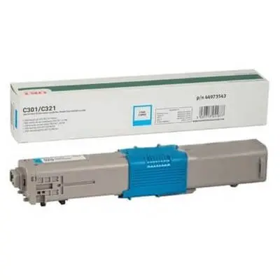OKI C301-44973543 Original Cyan Toner - 1